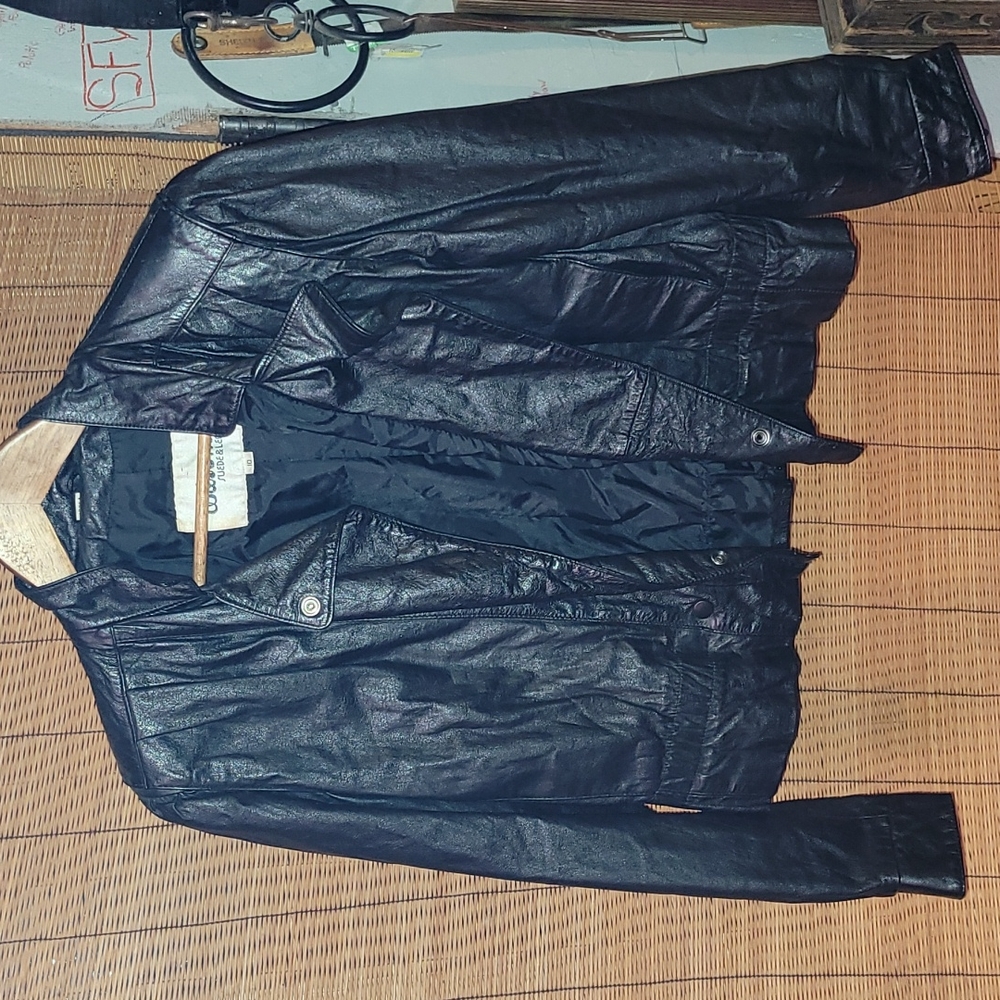 Vintage. Wilson's Leather. Womens riding jacket Size 10.